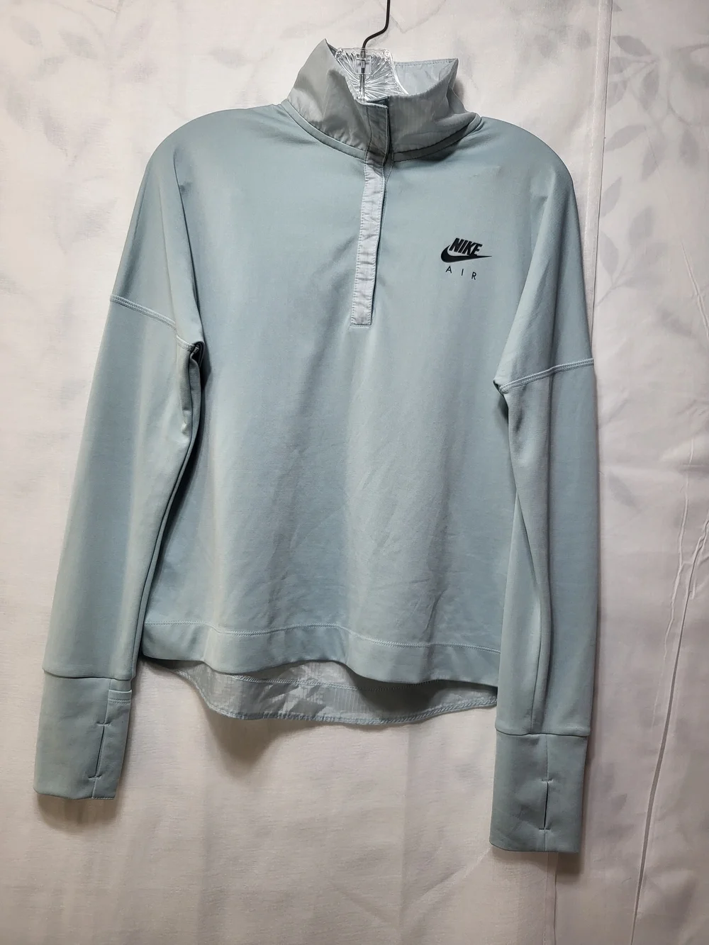Nike Light Blue Half-Zip Pullover Sweatshirt